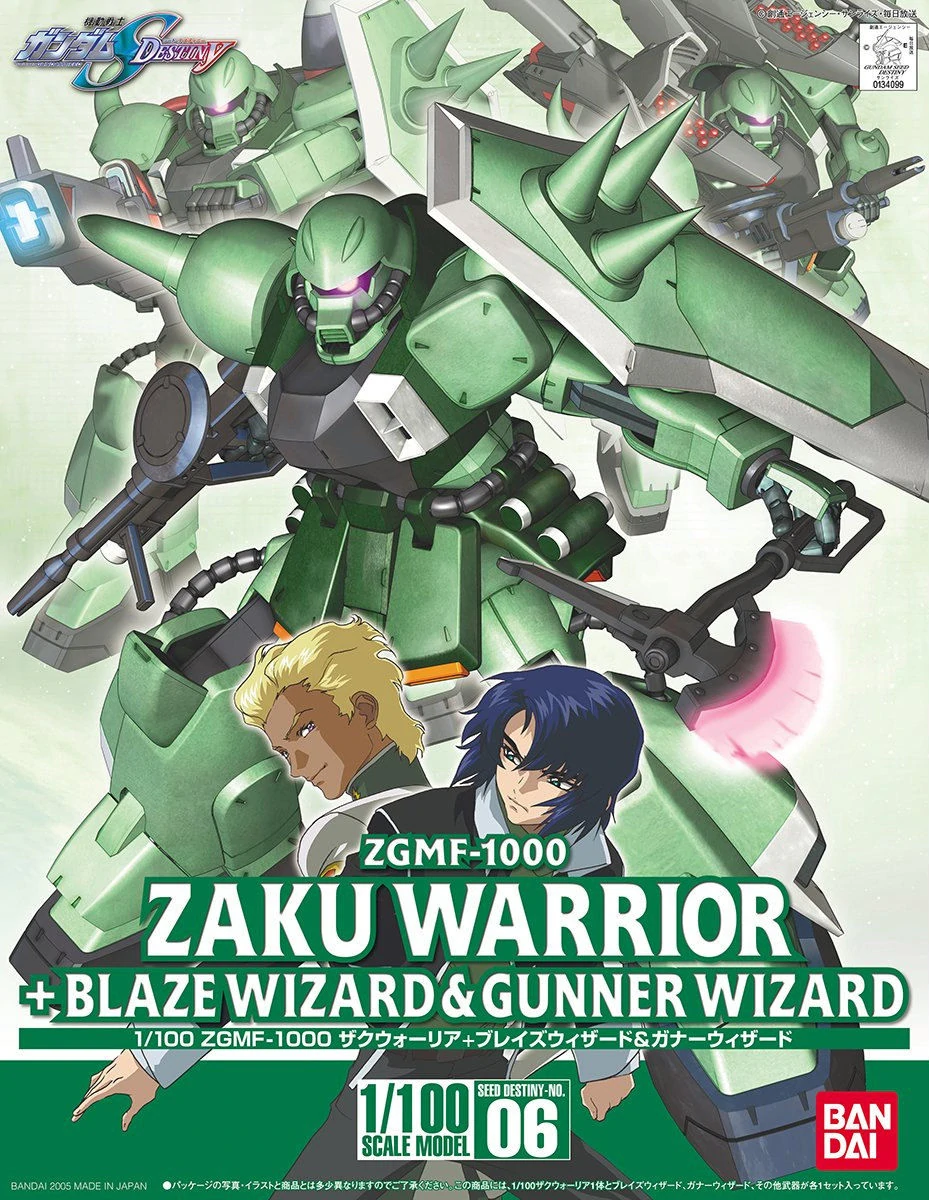 ZGMF-1000-ZAKU-Warrior-+-Blaze-&-Gunner-Wizard