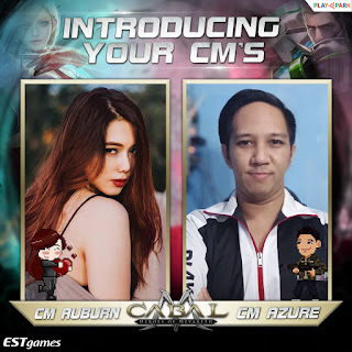 The official Community Managers of the CABAL M - CM Auburn and CM Azure.