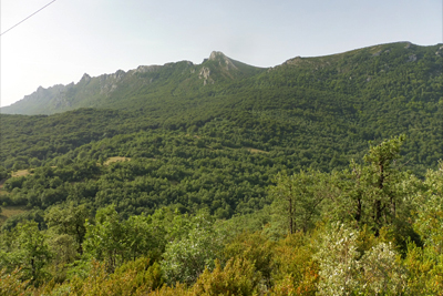 Vistas durante el ascenso a Semendia