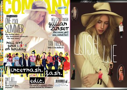 Gillian Zinser Covers Company August 2012 » Gossip | Gillian Zinser