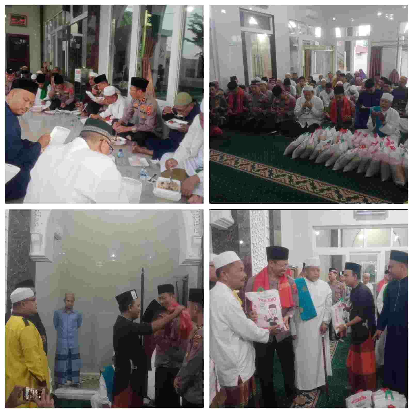 Wakapolda Sumut Sarapan Bersama Jemaah Mesjid Baitul Mu'min