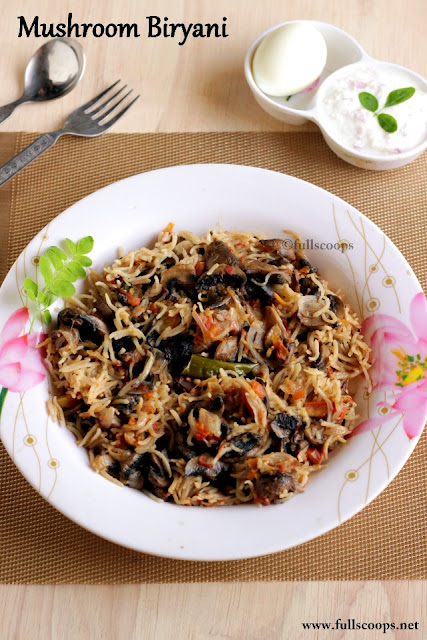 Mushroom Biryani