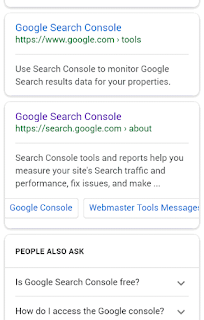 Gambar Google search console