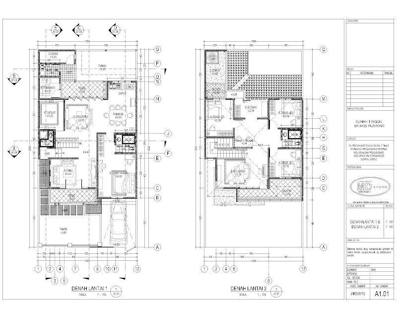 Info Spesial Gambar Denah Rumah 2 Lantai, Ide Terbaru!