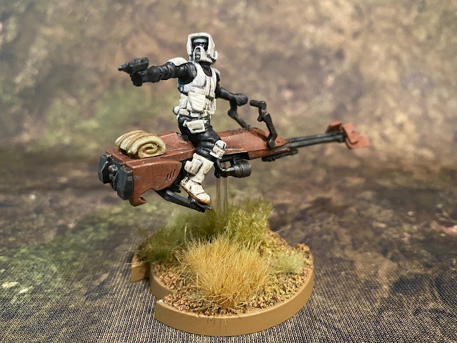 Star Wars Legion Imperial Scout Troopers on Speeder Bikes