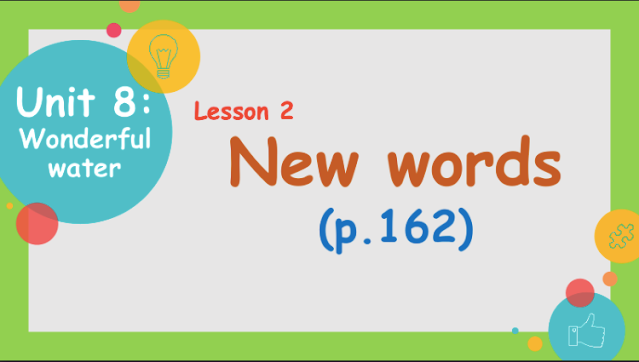 درس Lesson 2 New words اللغة الإنجليزية الصف الثاني