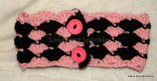 Swirls and Sprinkles: Crochet headband pattern