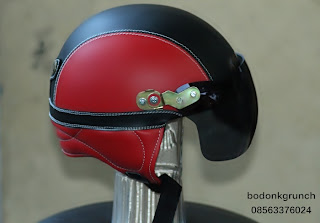 Helm Kulit Surabaya, Jual Helm Kulit, Helm Vespa, Helm CB, Helm Anak.