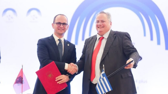 Ditmir Bushati and Nikolaos Kotzias