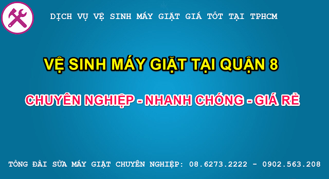 vệ sinh máy giặt quận 8