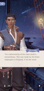 Eric Keats comments on the quality of Cordelia's ship