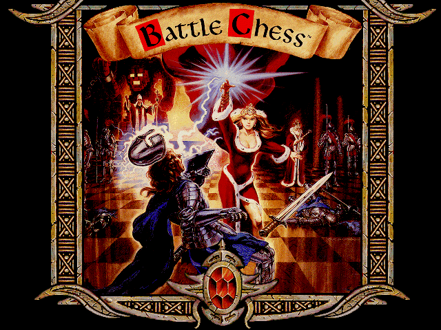 Battle Chess DOS title