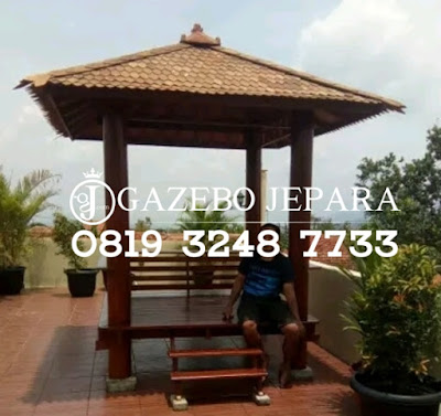 Gazebo Kayu Atap Sirap