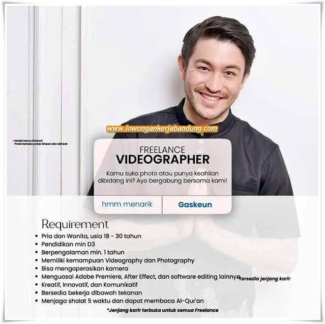 Loker Bandung Videographer Rabbani