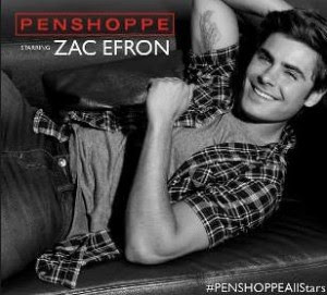 Zac Efron penshoppe
