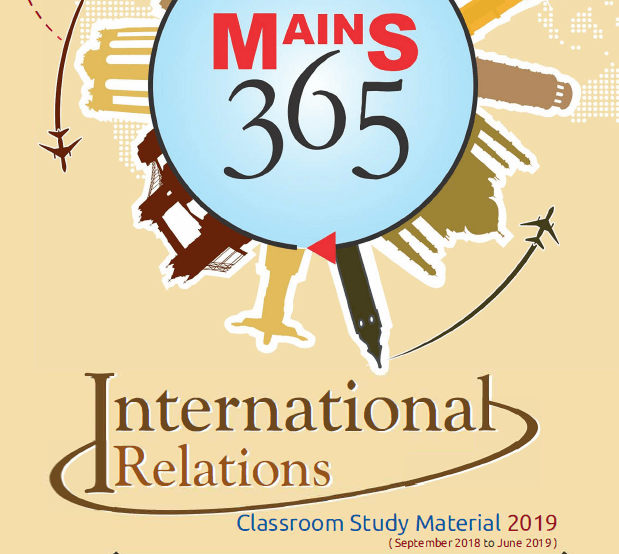 Vision IAS Mains 365 International Relations 2019