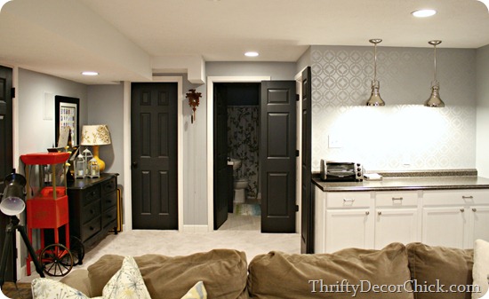 black interior doors