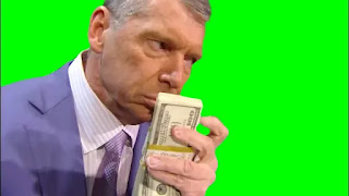 Vince McMahon money money green screen chroma key download