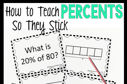 How To Instruct Percents Together With Thence They Stick