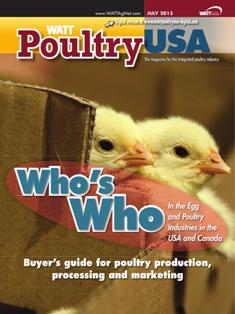 WATT Poultry USA - July 2015 | ISSN 1529-1677 | TRUE PDF | Mensile | Professionisti | Tecnologia | Distribuzione | Animali | Mangimi
WATT Poultry USA is a monthly magazine serving poultry professionals engaged in business ranging from the start of Production through Poultry Processing.
WATT Poultry USA brings you every month the latest news on poultry production, processing and marketing. Regular features include First News containing the latest news briefs in the industry, Publisher's Say commenting on today's business and communication, By the numbers reporting the current Economic Outlook, Poultry Prospective with the Economic Analysis and Product Review of the hottest products on the market.