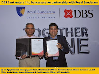 DBS Bank enters into bancassurance tie up with Royal Sundaram