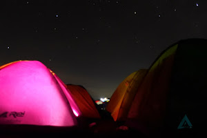 MilkyWay  di Puncak Gunung Prau, Dieng 