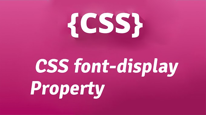 CSS font-display Property