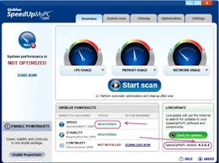 SpeedUpMyPC 2009 v4.1.0.1
