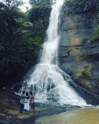 foto pemandangan curug silancur kebumen