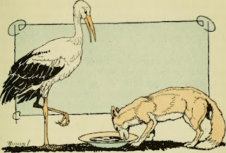 Moral stories The Fox and the Stork