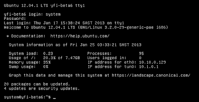 Ubuntu 12.04.1 LTS yfi-beta6