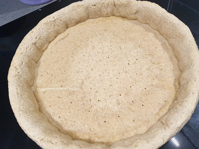 Pastel de calabaza con base de galleta