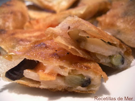 Recetillas de Mer: Tapita de berenjena y tomate
