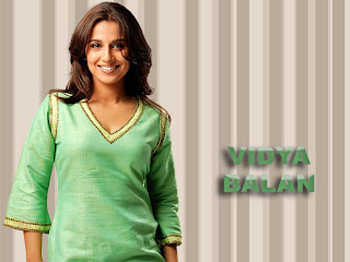 Indian actress and famous Bollywood movie star Vidya Balan