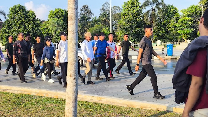 Jalin Komunikasi Sehat, Pemprov Kalteng Olahraga Bersama Insan Pers