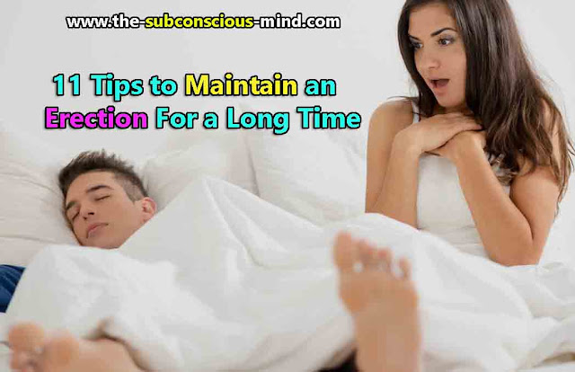 how to maintain erection for 30 minutes