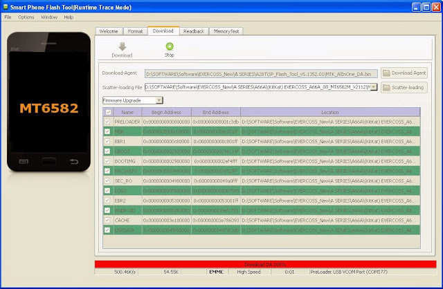 SPFlashtool v5.1352