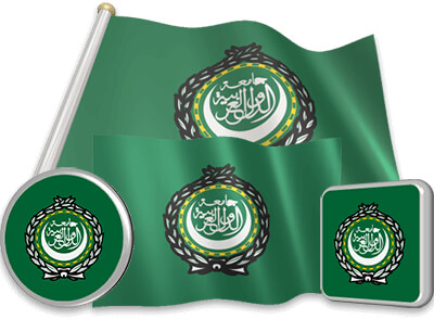 Arabs flag animated gif collection