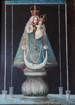 Pintura sobre latón, colección particular, Quito Ecuador