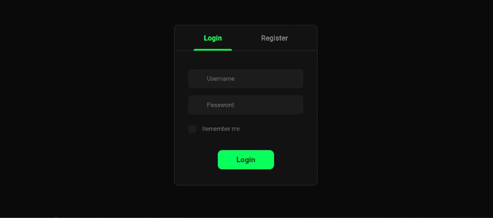Design the input and login button