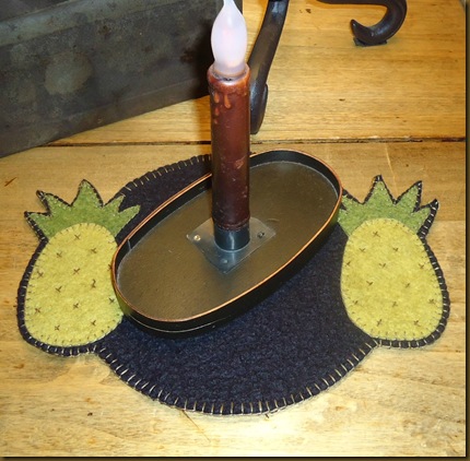 Pineapple Candle Mat