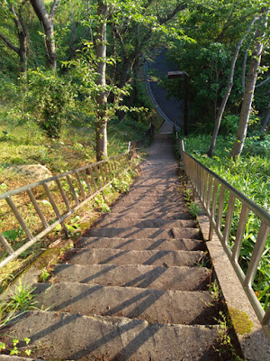 休暇村南淡路 キャンプ場へ