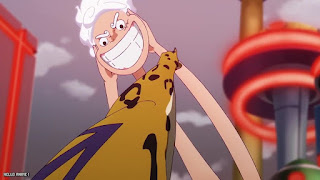 ワンピース アニメ 1110話 ルフィ ギア5 解放の戦士 ニカ ONE PIECE Episode 1110 Luffy gear 5 nika