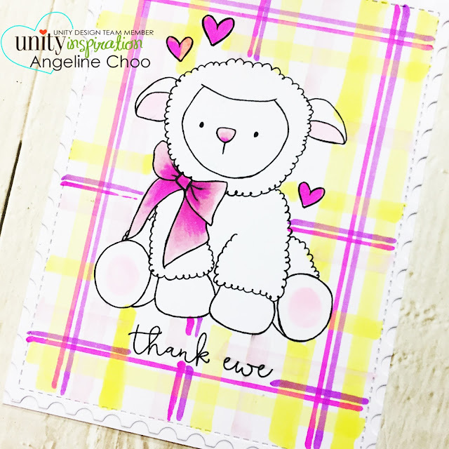 ScrappyScrappy: [NEW VIDEO] My Little Lamb with Unity Stamp #scrappyscrappy #unitystampco #katscrappiness #copicmarkers #plaidpattern #littlelamb #stamp #stamping #craft #crafting #card #cardmaking #youtube #video #quicktipvideo