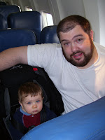 Jeremy & Billy on the plane