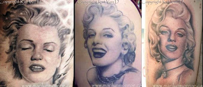 marilyn monroe tattoos