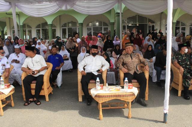 Pasandi Kodim 0207/Simalungun Hadiri Pemberangkatan Calon Haji Kabupaten Simalungun Tahun 2022