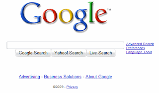 Google search engine logo