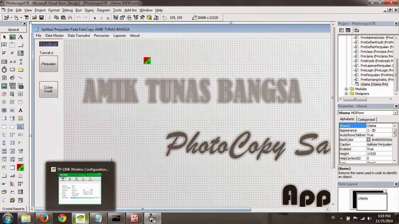 Source Code Penjualan Pada Fotocopy  Contoh Program 