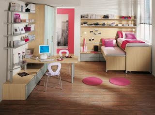 children bedroom teen woman furniture design interiors pink color ideas